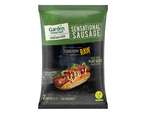 Sausage (Bratwurst) 100g vegan 3x2kg 