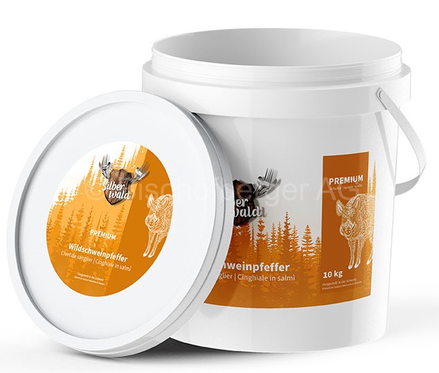Wildschweinpfeffer Schulter ohne Wade EU 10 kg Kessel