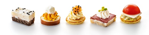 Mini Canapés assortiert 2x35Stk.5Sorten 