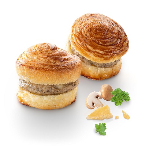 Mini Croissant Rolls Champignons Burger 2 x 20 Stk.à 13.75 g 2669 Hug