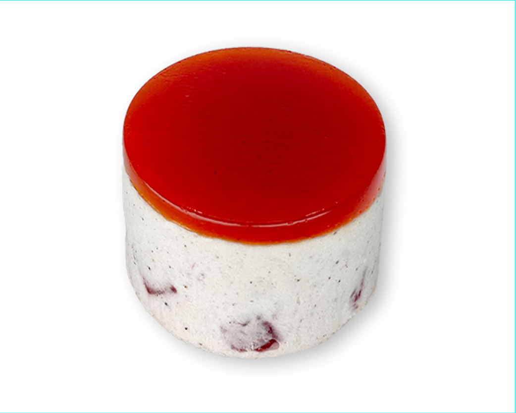 Dessert fraise-vanille crème 24x62g 