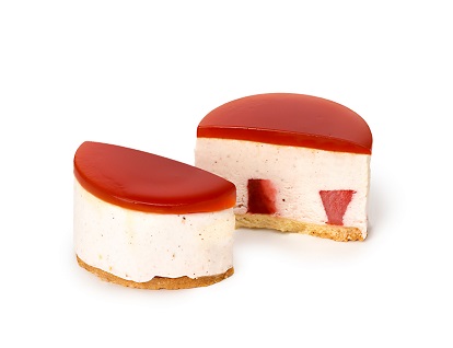 Dessert fraise-vanille crème 24x62g 