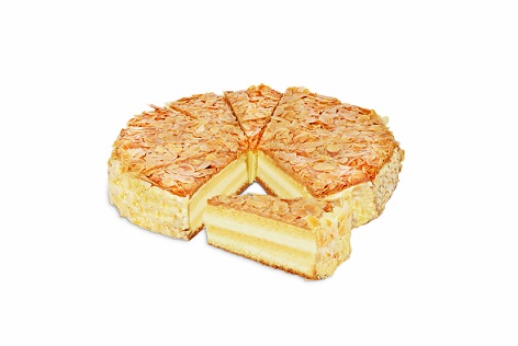 Bienenstichtorte 1 x 1200 g 12 Portionen 