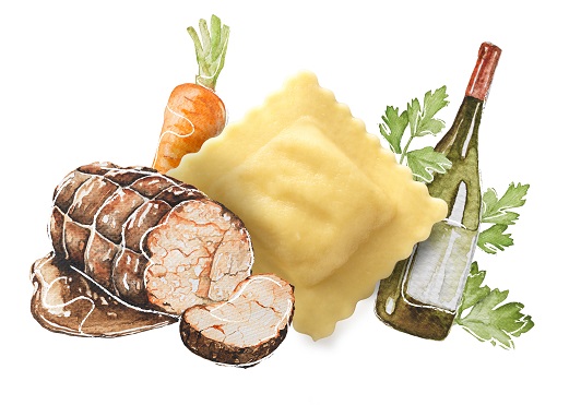 Raviolo Brasato al Merlot 2x2kg Hilcona 