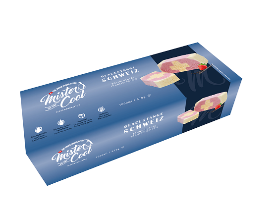 Bûche de glace suisse 4 x 1 lt Mr. Cool 