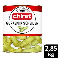 Chirat Gurken in Scheiben 6 x 1.45 kg 