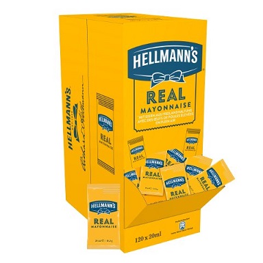 Hellmann's Real Mayonnaise 120 x 20 ml 